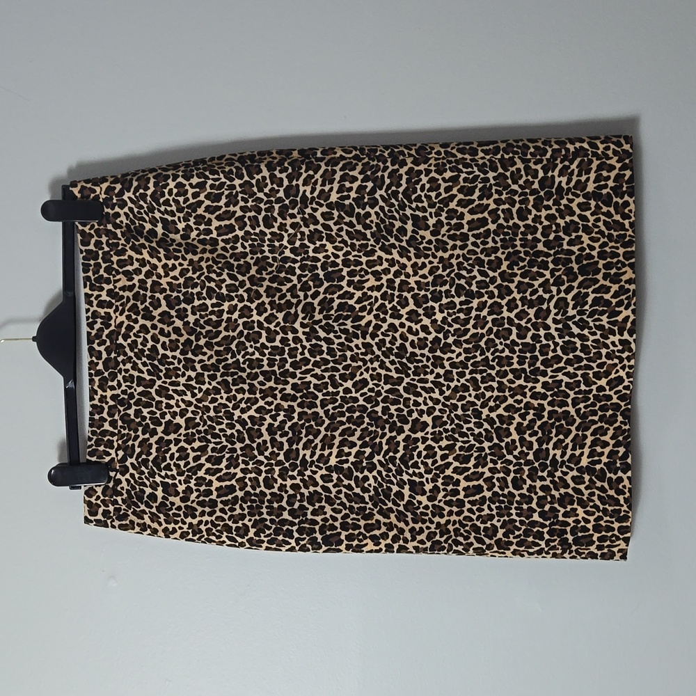 Leopard Print Pencil Skirt